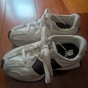 New Balance Kids' Gray and Black Sneakers